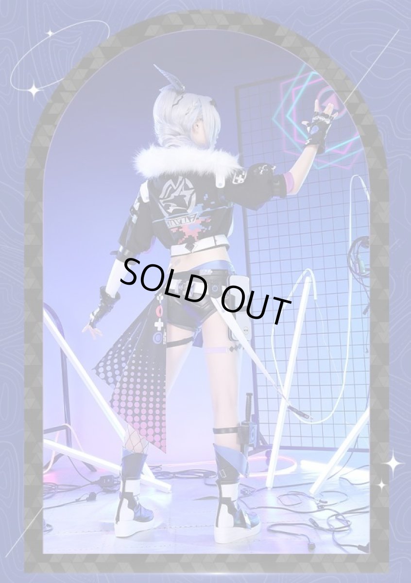 画像5: 【三分妄想1/3Delusion】崩壊：スターレイル 銀狼-ぎんろう-SilverWolf コスプレ衣装 コスチューム (5)