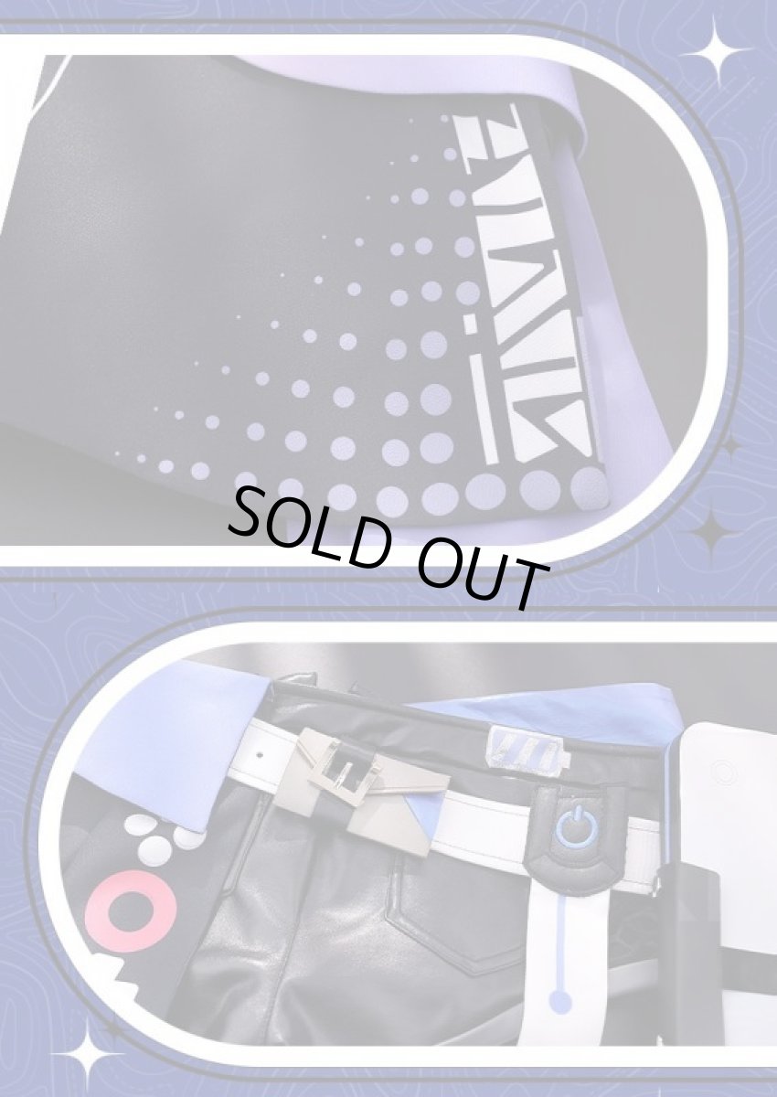 画像7: 【三分妄想1/3Delusion】崩壊：スターレイル 銀狼-ぎんろう-SilverWolf コスプレ衣装 コスチューム (7)