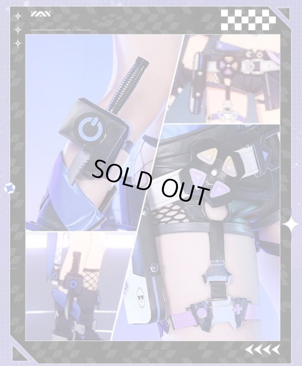 画像9: 【三分妄想1/3Delusion】崩壊：スターレイル 銀狼-ぎんろう-SilverWolf コスプレ衣装 コスチューム (9)