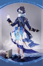 画像6: 【三分妄想】原神 Genshin 白Ver フリーナ/Furina フォカロルス/Focalors 付けまつ毛付き コスプレ衣装/ウィッグ/靴 コスチューム (6)