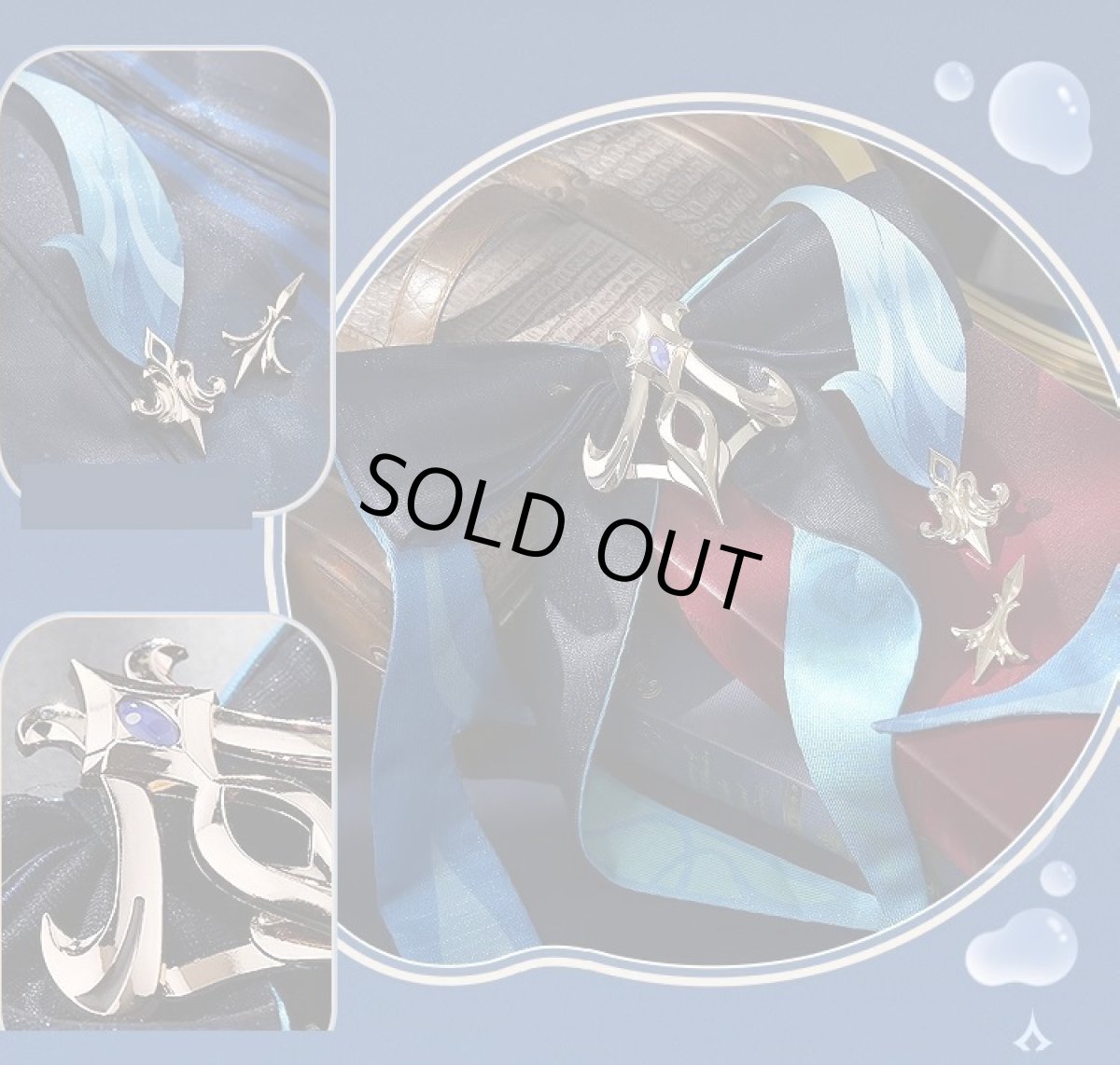 画像13: 【三分妄想1/3Delusion】原神 Genshin ヌヴィレット-Neuvillette コスプレ衣装/ウィッグ/靴 コスチューム (13)