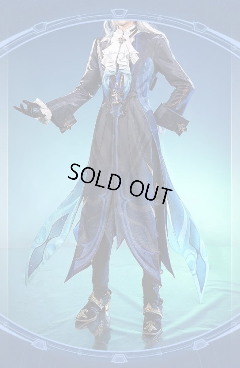 画像3: 【三分妄想1/3Delusion】原神 Genshin ヌヴィレット-Neuvillette コスプレ衣装/ウィッグ/靴 コスチューム (3)