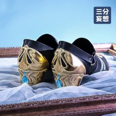 画像25: 【三分妄想】原神 Genshin ヌヴィレット-Neuvillette コスプレ衣装/ウィッグ/靴 コスチューム (25)