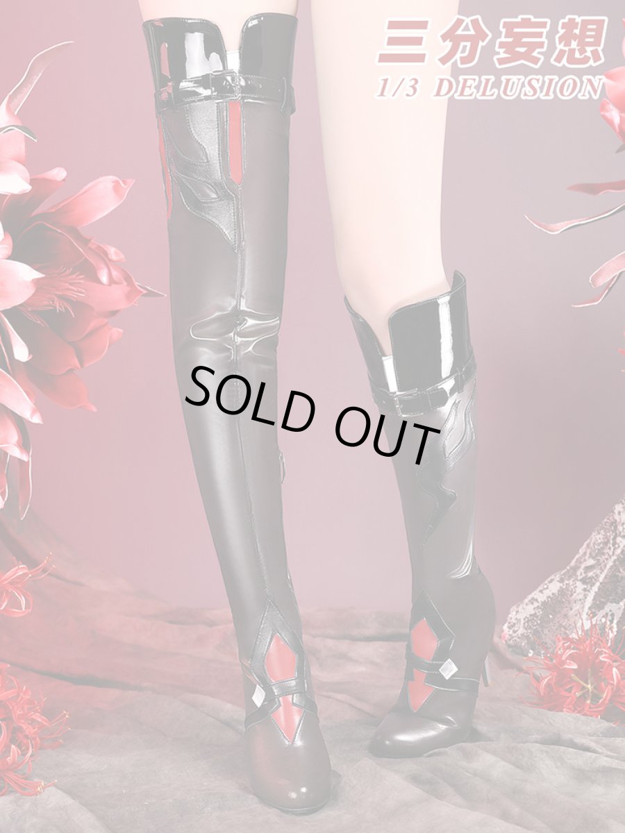 画像10: 【三分妄想】崩壊スターレイル HonkaiStarRail 黄泉-Acheron 使令版 コスプレ衣装/ウィッグ/ブーツ コスチューム (10)