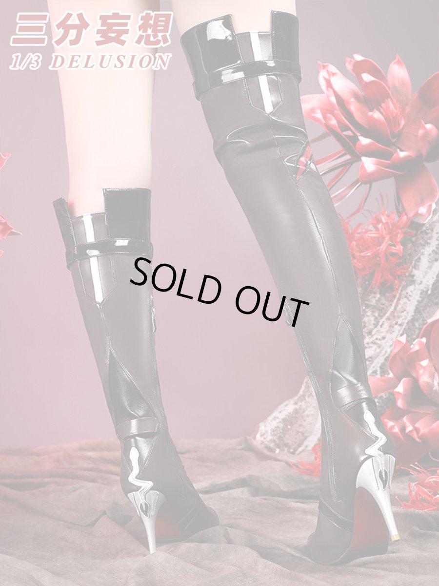 画像11: 【三分妄想】崩壊スターレイル HonkaiStarRail 黄泉-Acheron 使令版 コスプレ衣装/ウィッグ/ブーツ コスチューム (11)