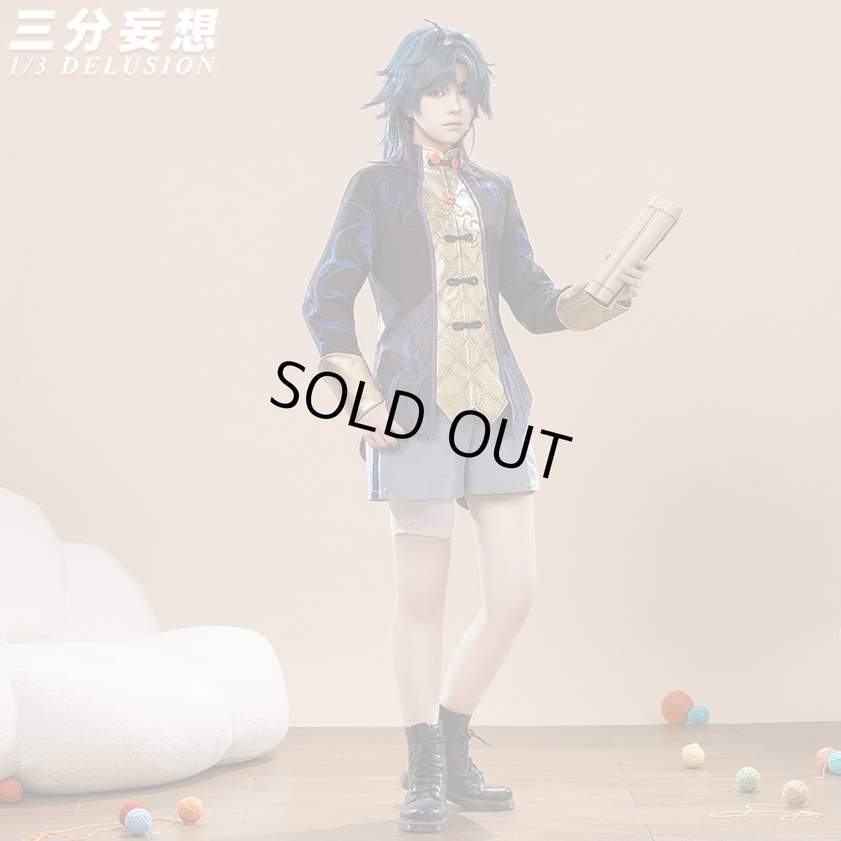 画像2: 【三分妄想1/3Delusion】崩壊：スターレイル 刃-ジン ちびねこシリーズ コスプレ衣装/ウィッグ コスチューム (2)