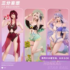 画像1: 【三分妄想1/3Delusion】 崩壊スターレイル HonkaiStarRail カフカ ロビン ホタル 二次創作水着 コスプレ衣装 コスチューム (1)