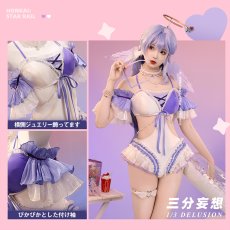 画像2: 【三分妄想1/3Delusion】 崩壊スターレイル HonkaiStarRail カフカ ロビン ホタル 二次創作水着 コスプレ衣装 コスチューム (2)
