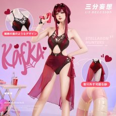 画像7: 【三分妄想1/3Delusion】 崩壊スターレイル HonkaiStarRail カフカ ロビン ホタル 二次創作水着 コスプレ衣装 コスチューム (7)