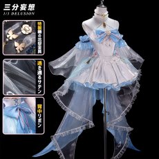 画像2: 【三分妄想1/3Delusion】原神 Genshin 神里綾華-かみさとあやか コスプレ衣装 二次創作衣装告白序曲 コスチューム (2)