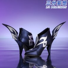 画像11: 先行予約【三分妄想1/3Delusion】原神 Genshin スカーク-Skirk コスチューム コスプレ衣装 (11)