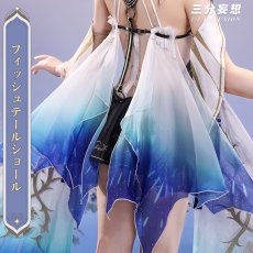 画像3: 【三分妄想1/3Delusion】鳴潮 メイチョウ Wuthering Waves カルテジア-Cartethyia コスプレ衣装/ウィッグ コスチューム (3)