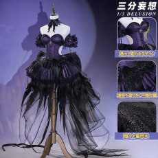 画像1: 【三分妄想1/3Delusion】魔法少女まどか☆マギカ 暁美焔 二次創作バレエスカート コスプレ衣装 コスチューム (1)