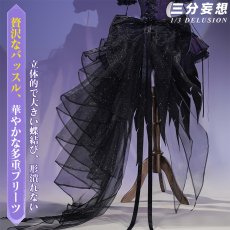 画像4: 【三分妄想1/3Delusion】魔法少女まどか☆マギカ 暁美焔 二次創作バレエスカート コスプレ衣装 コスチューム (4)