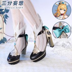 画像14: 【三分妄想1/3Delusion】 原神 Genshin エスコフィエ -Escoffier コスプレ衣装/ウィッグ/靴 コスチューム (14)