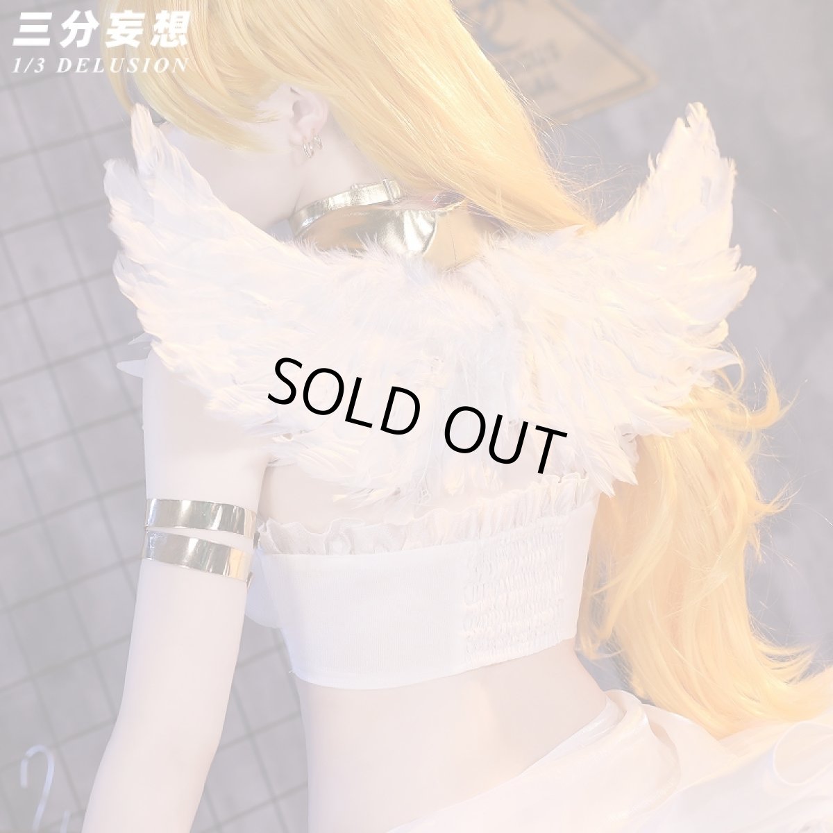 画像2: 【三分妄想1/3Delusion】パンティ&ストッキングwithガーターベルト パンティ ストッキング 天使スーツ コスプレ衣装/ウィッグ コスチューム (2)