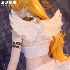 画像2: 【三分妄想1/3Delusion】パンティ&ストッキングwithガーターベルト パンティ ストッキング 天使スーツ コスプレ衣装/ウィッグ コスチューム (2)