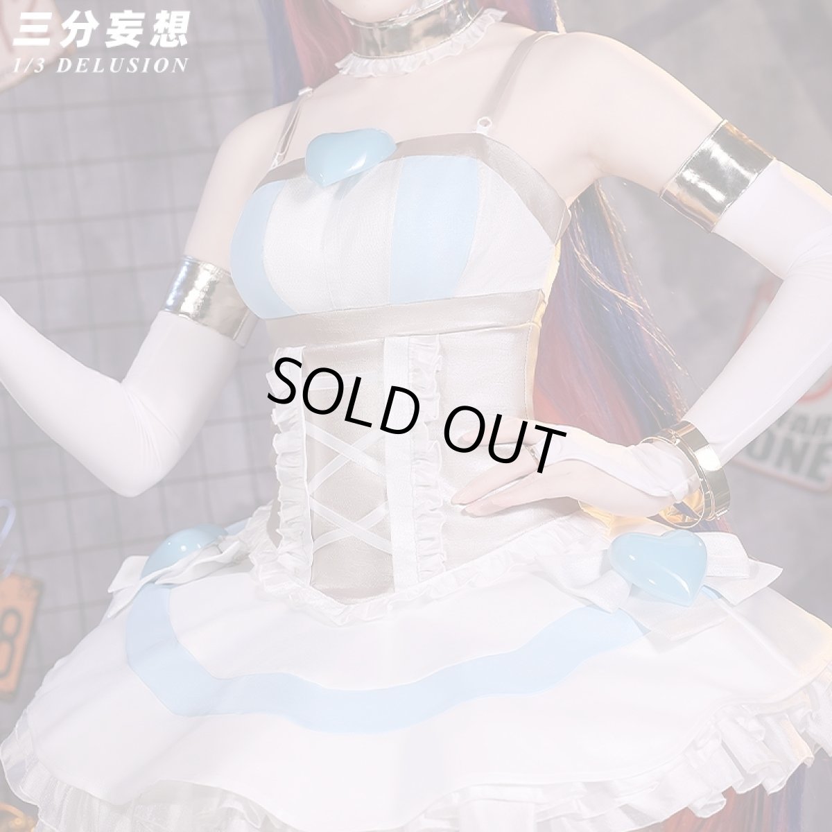 画像3: 【三分妄想1/3Delusion】パンティ&ストッキングwithガーターベルト パンティ ストッキング 天使スーツ コスプレ衣装/ウィッグ コスチューム (3)