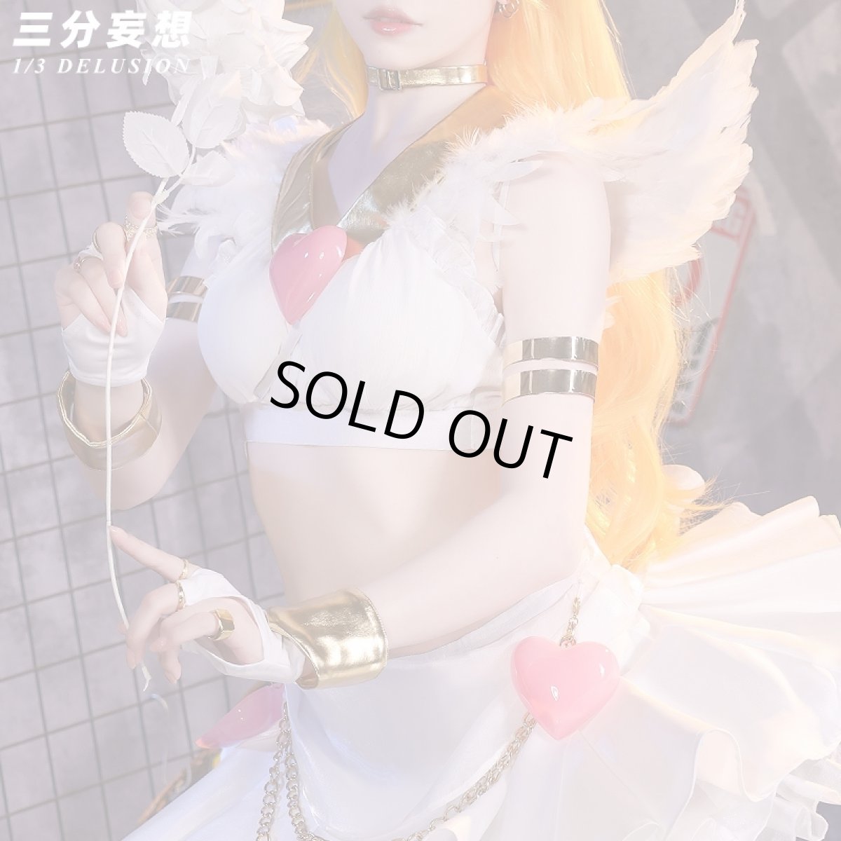 画像4: 【三分妄想1/3Delusion】パンティ&ストッキングwithガーターベルト パンティ ストッキング 天使スーツ コスプレ衣装/ウィッグ コスチューム (4)