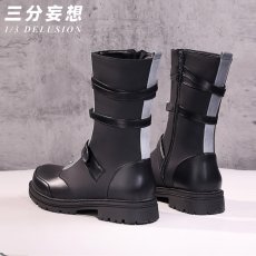 画像18: 【三分妄想1/3Delusion】鳴潮 メイチョウ Wuthering Waves 男性主人公 漂泊者 コスプレ衣装/ウィッグ/靴 コスチューム (18)