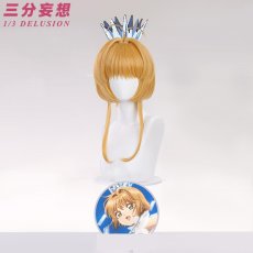 画像8: 【三分妄想1/3Delusion】カードキャプターさくら クリアカード編 木之本桜 コスプレ衣装/ウィッグ/靴 コスチューム (8)