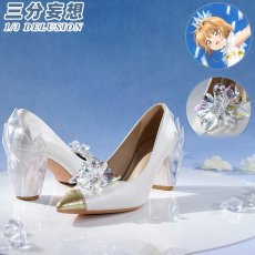 画像12: 【三分妄想1/3Delusion】カードキャプターさくら クリアカード編 木之本桜 コスプレ衣装/ウィッグ/靴 コスチューム (12)