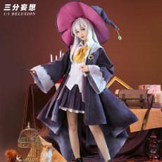 画像1: 【三分妄想1/3Delusion】魔女の旅々 灰の魔女イレイナ コスプレ衣装/ウィッグ/靴 コスチューム (1)