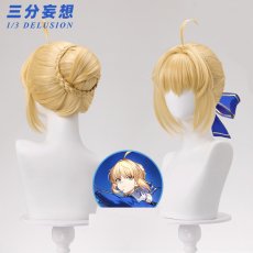 画像7: 【三分妄想1/3Delusion】崩壊スターレイル×Fate_UBWコラボ セイバー-Saber コスプレ衣装/ウィッグ/ブーツ コスチューム (7)