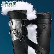 画像17: 【三分妄想1/3Delusion】鳴潮 メイチョウ Wuthering Waves 仇遠-Qiuyuan コスプレ衣装/ウィッグ/ブーツ コスチューム (17)