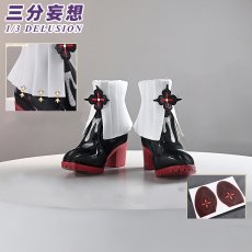 画像14: 【三分妄想1/3Delusion】 崩壊スターレイル HonkaiStarRail 三月なのか/長夜月 コスプレ衣装 合皮コートVer コスチューム cosplay (14)