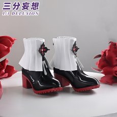 画像15: 【三分妄想1/3Delusion】 崩壊スターレイル HonkaiStarRail 三月なのか/長夜月 コスプレ衣装 合皮コートVer コスチューム cosplay (15)