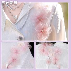 画像3: 【三分妄想1/3Delusion】恋と深空 Love and Deepspace ホムラ・ゆらゆら揺れて コスプレ衣装/ウィッグ コスチューム (3)
