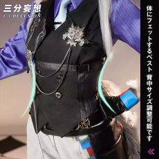 画像2: 【三分妄想1/3Delusion】アークナイツ  荒蕪ラップランド 「無秩序な謙遜」 コスプレ衣装/ウィッグ/ブーツ コスチューム (2)