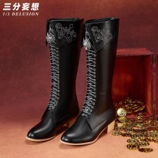 画像15: 【三分妄想1/3Delusion】アークナイツ  荒蕪ラップランド 「無秩序な謙遜」 コスプレ衣装/ウィッグ/ブーツ コスチューム (15)