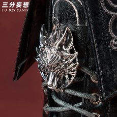 画像17: 【三分妄想1/3Delusion】アークナイツ  荒蕪ラップランド 「無秩序な謙遜」 コスプレ衣装/ウィッグ/ブーツ コスチューム (17)