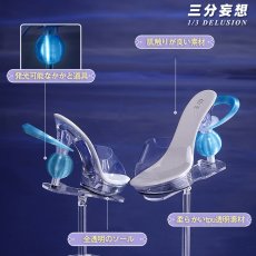 画像26: 【三分妄想1/3Delusion】原神 Genshin コロンビーナ-Columbina コスプレ衣装/ウィッグ/靴 コスチューム (26)