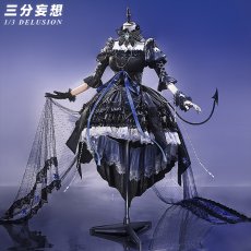 画像2: 【三分妄想1/3Delusion】アークナイツ BanG Dream! Ave Mujicaコラボ 豊川祥子「旋律の主」 コスプレ衣装/ウィッグ/靴 コスチューム (2)