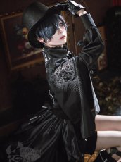 画像7: 【三分妄想1/3Delusion】 黒執事 シエル・ファントムハイヴ 15周年イラスト コスプレ衣装 コスチューム (7)