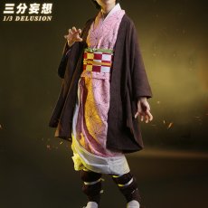 画像1: 【三分妄想1/3Delusion】鬼滅の刃 竈門 禰󠄀豆子-かまど ねずこ コスプレ衣装/ウィッグ コスチューム (1)
