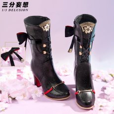 画像13: 【三分妄想1/3Delusion】崩壊スターレイル HonkaiStarRail  緋英-ヒエイ コスプレ衣装/ウィッグ/靴 コスチューム (13)