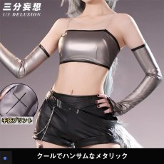 画像4: 【三分妄想1/3Delusion】アークナイツ  ラップランド コスプレ衣装 コスチューム (4)