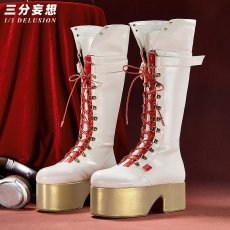 画像15: 【三分妄想1/3Delusion】アークナイツ  ハルカ 紫野遥 羽生萌々香 コスプレ衣装/ウィッグ/ブーツ コスチューム Arknights　 (15)