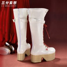 画像17: 【三分妄想1/3Delusion】アークナイツ  ハルカ 紫野遥 羽生萌々香 コスプレ衣装/ウィッグ/ブーツ コスチューム Arknights　 (17)