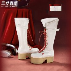 画像19: 【三分妄想1/3Delusion】アークナイツ  ハルカ 紫野遥 羽生萌々香 コスプレ衣装/ウィッグ/ブーツ コスチューム Arknights　 (19)