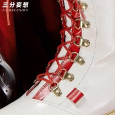 画像16: 【三分妄想1/3Delusion】アークナイツ  ハルカ 紫野遥 羽生萌々香 コスプレ衣装/ウィッグ/ブーツ コスチューム Arknights　 (16)