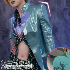 画像2: 【三分妄想1/3Delusion】ジョジョの奇妙な冒険 ストーンオーシャン 空条徐倫 ジョリーン コスプレ衣装 コスチューム (2)