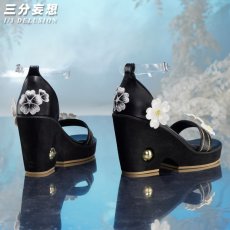 画像17: 【三分妄想1/3Delusion】鳴潮 メイチョウ Wuthering Waves 緋雪-ヒユキ コスプレ衣装ウィッグ/靴 コスチューム (17)