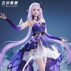 画像1: 【三分妄想1/3Delusion】崩壊スターレイル HonkaiStarRail キャストリス 「儚き夢の舞」 コスプレ衣装/靴 コスチューム (1)