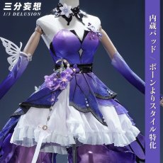 画像2: 【三分妄想1/3Delusion】崩壊スターレイル HonkaiStarRail キャストリス 「儚き夢の舞」 コスプレ衣装/靴 コスチューム (2)