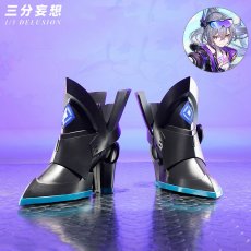 画像13: 【三分妄想1/3Delusion】崩壊スターレイル HonkaiStarRail 銀狼LV.999 コスプレ衣装/ウィッグ/靴 コスチューム (13)